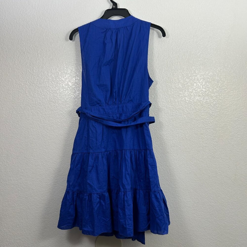 Banana Republic Stampa Sleeveless Tiered Wrap Dress - Picture 7 of 8